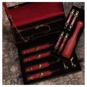 Luksusowy zestaw BDSM w kuferku Leather Kinky Tools Set