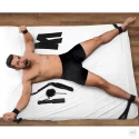 Bed restraint bondage kit