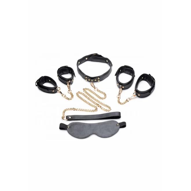 Gold submission bondage kit
