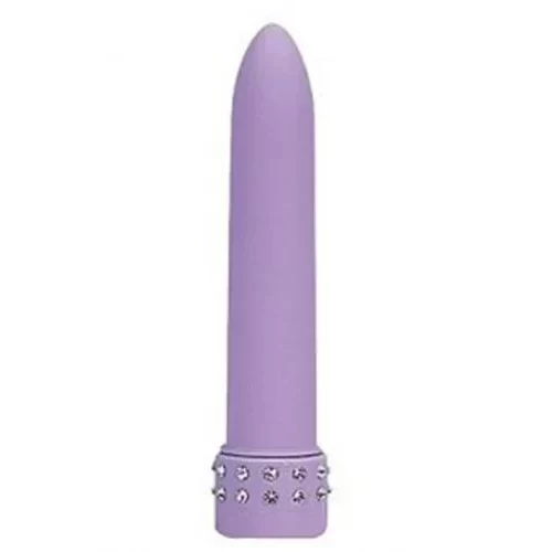 Elegancki wibrator z cyrkoniami Diamond Silk 17cm (4 kolory)