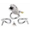 Tiger king locking chastity cage