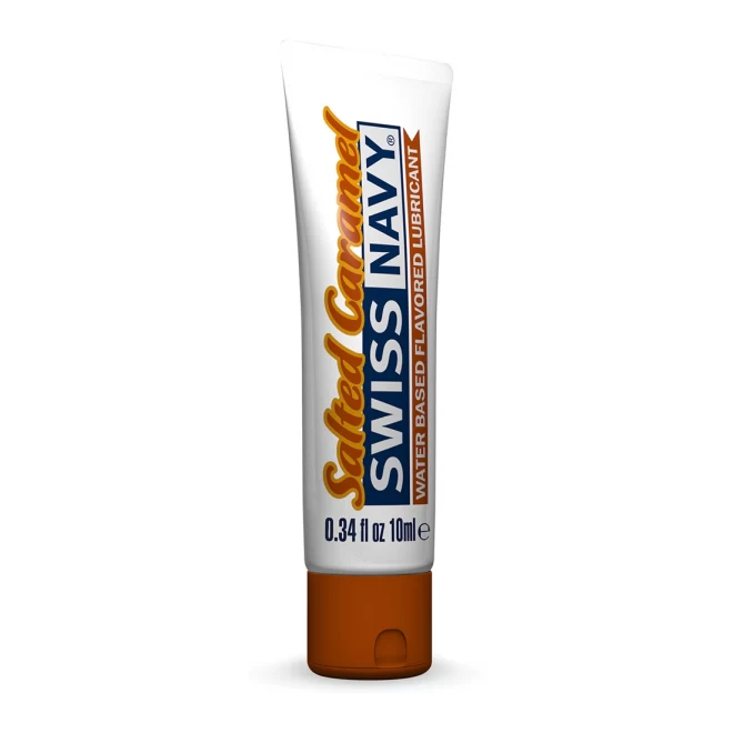 Salted caramel flavored lubricant