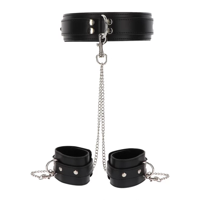 Zestaw do krępowania Heavy Collar and Wrist Cuffs