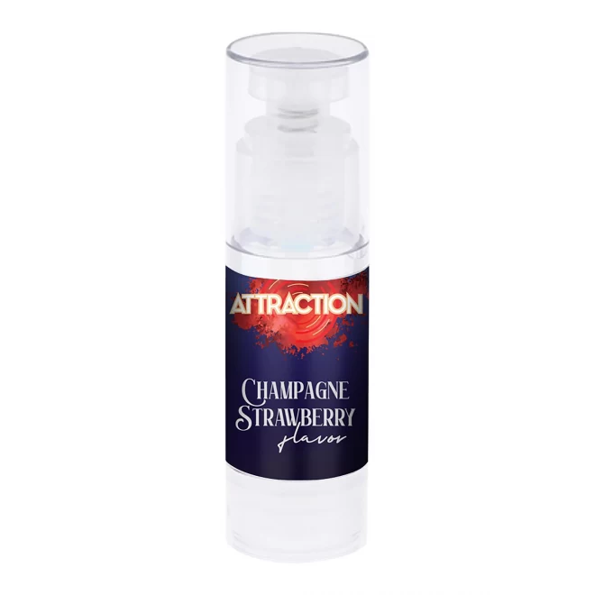 MASSAGE OIL ATTRACTION CHAMPAGNE STRAWBERRY 50 ML