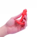 B-vibe vibrating snug plug s orange