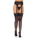 Opaque Garterbelt Stockings