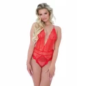 Koronkowe body Deep-V Lace Teddy