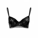 Biustonosz Demi Bra With Floral Lace