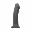 Dildo mono density matte grey s