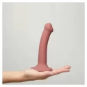 Dildo mono density matte grey s