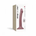 Dildo mono density matte grey s