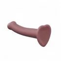 Dildo mono density matte grey s