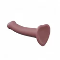 Dildo mono density matte grey s