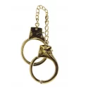 Metalowe kajdanki Gold Plated BDSM Handcuffs