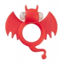 Silikonowy ring z wibracjami w kształcie nietoperza Devil Bat (2 kolory)