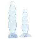 2 korki analne Crystal Jellies Anal Delight (3 kolory)