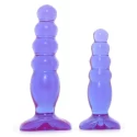 2 korki analne Crystal Jellies Anal Delight (3 kolory)
