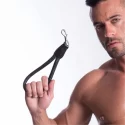 665 leather short leash