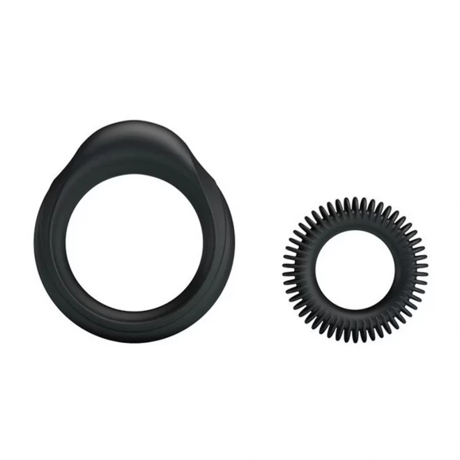 Ring manhood 2x rings black