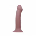 Dildo mono density matte old rose l