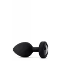 B-VIBE VIBRATING JEWEL PLUG XXL BLACK