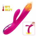 Podgrzewany wibrator ze stymulacją łechtaczki Joker Heating Double Vibrating Massage Stick