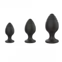 Korki silikonowe Silicone Anal Plugs Set (2,8 / 3,5 / 4,4 cm) 0.1