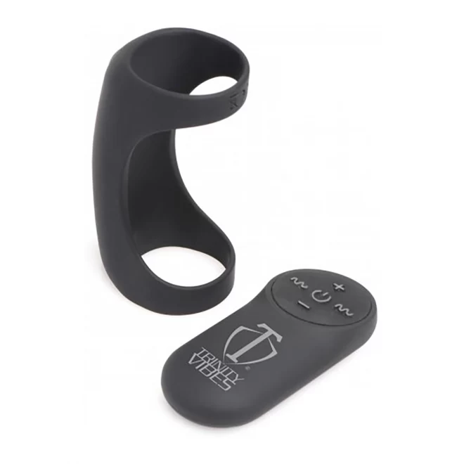 Tm 7x g-shaft silicone cock ring w/ remote