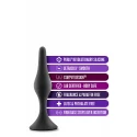 ANAL ADVENTURES PLATINUM SILICONE BEGINNER PLUG KIT BLACK