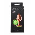 Korek analny- Diamond Emerald Shine