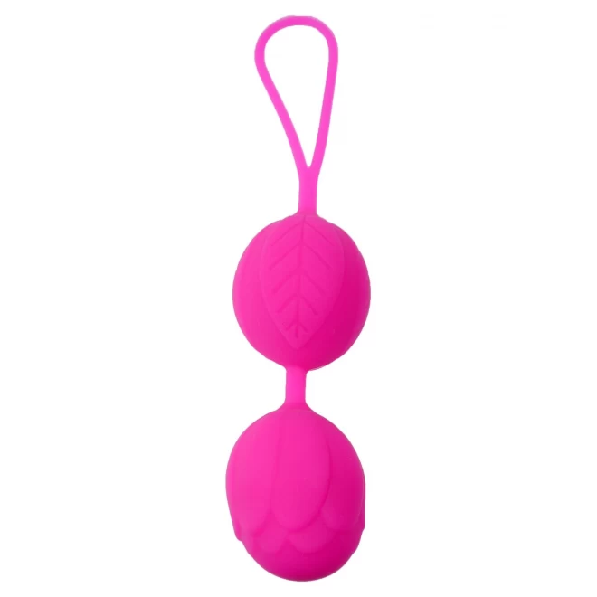 Kulki do ćwiczenia mięśni dna miednicy-Silicone Kegel Balls Pink