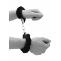 Beginner's furry hand cuffs - with quick-release button