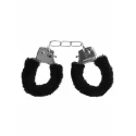 Beginner's furry hand cuffs - with quick-release button