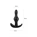 Korek analny -Rocket Anchor Plug 8,5cm Black