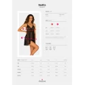 Sedila babydoll czarny