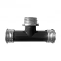 Gas mask hose t-splitter