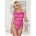 Heather & lace teddy