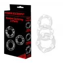 Zestaw Pierścieni Erekcyjnych Power Escorts Beaded Cockring 3 pack