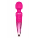 NIXIE  RECHARGEABLE WAND MASSAGER, BLUE OMBRE METALLIC
