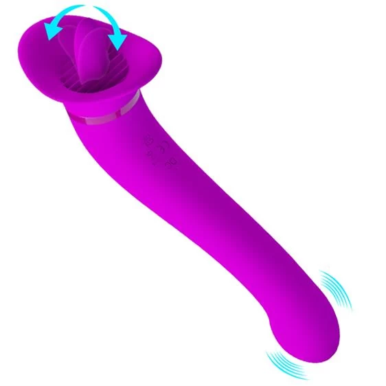 Pretty Love Faust Licking Massager Purple