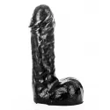 Dildo czarne All Black Dildo 19 cm.