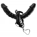 Podwójny strap-on z wibracją Delight