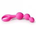 Purple Silicone Anal Bead Dildo