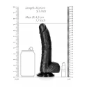 Dildo with balls and suction cup - 8''/ 20,5 cm