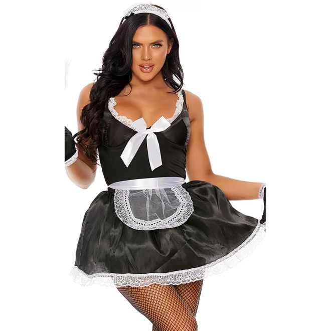 Domesticated delight sexy french maid costume