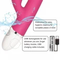 RABBIT VIBRATOR USB RECHARGEABLE