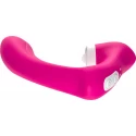 Stymulator silicone 2*9 vibration function Rose Red 