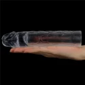 FLAWLESS CLEAR PENIS SLEEVE ADD 2''