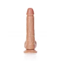 Dildo with balls and suction cup - 7''/ 18 cm