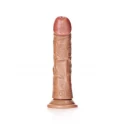 Dildo without balls with suction cup - 6''/ 15,5 cm